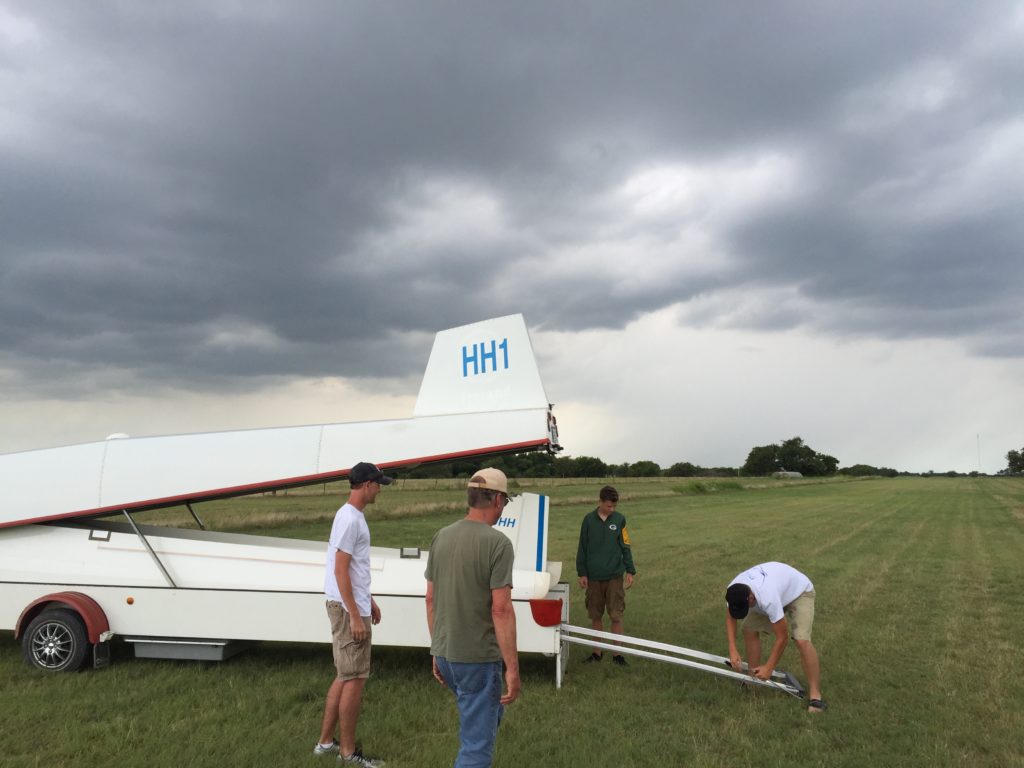 It was a quick retrieve and we didn't even get wet!