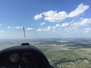 Heading back toward the airport.