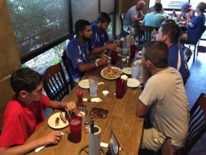 End of contest dinner!